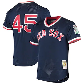 mens mitchell and ness pedro martinez navy boston red sox 1